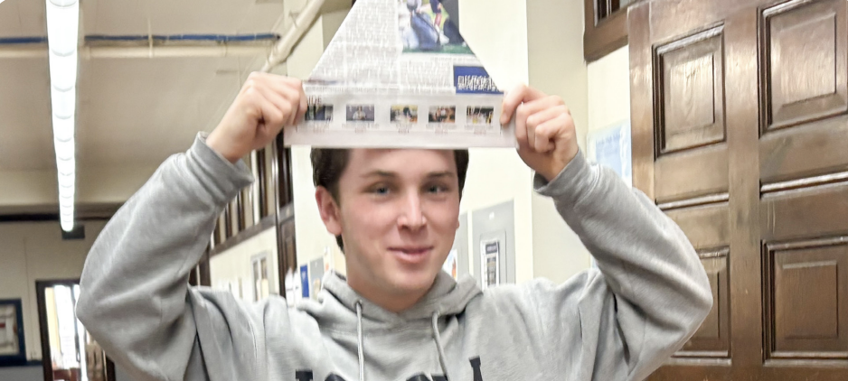 CHASE GREENSPAN '25 fashioning repurposed Loyalist hat